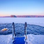Ice Swimming Place From Kuhmo, Finland.